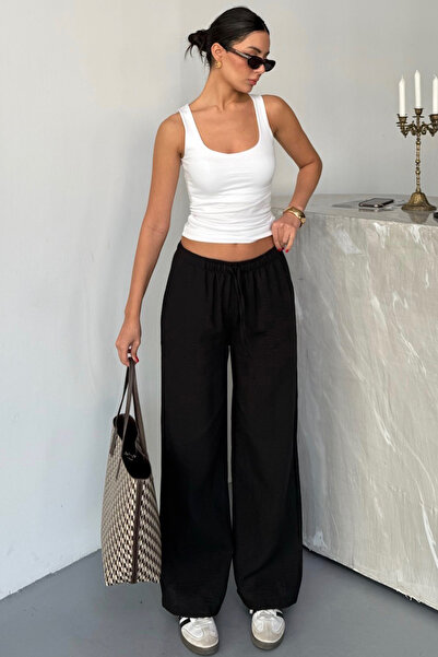 LACHT Γυναικεία μπλούζα New Season Χοντρό λουράκι Λευκό Βαμβακερό Basic Lycra Slimfit Μπλούζα