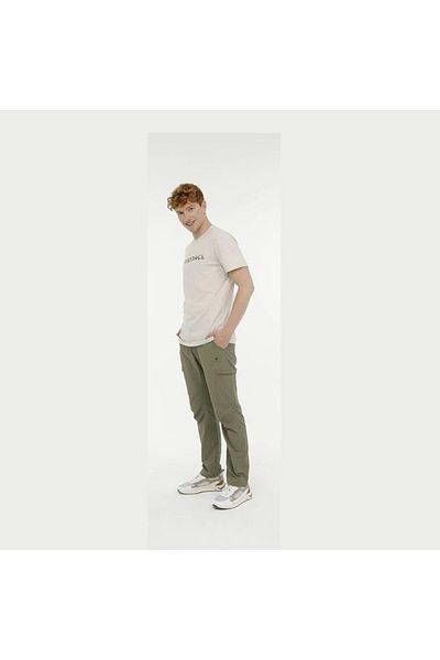 lumberjack Ανδρικό Παντελόνι Khaki M Size - Davıdcargo 23sn523 3fx