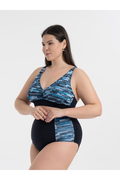 AQUAVİVA Set de bikini Nadide pentru femei Aquaviva, mărime mare, negru, albastru