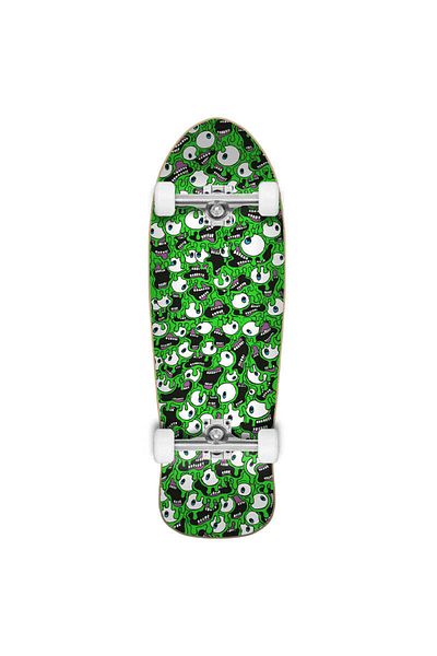 Cruzade Eyes Skateboard Complete 9.75 Inch