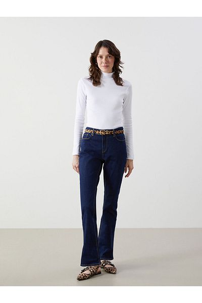 LC Waikiki Pantaloni de damă cu croială dreaptă de sezon nou - S5KF63Z8