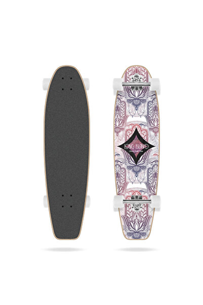 Long Island لوح التزلج كارما إسينشال كيك تيل الطويل الكامل مقاس 35 بوصة