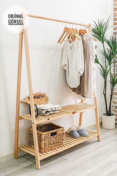 ArdaMarket Konfeksiyon elbise askılık 2 raflı   148-106