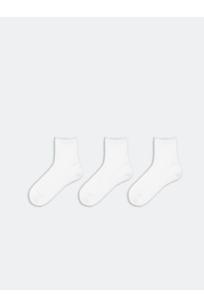 LC Waikiki New Season Women's Flat Socks 3-Piece - S50671Z8