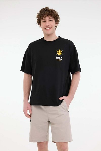 lumberjack ML STAR 11OTD1-27 5FX K ΜΠΟΥΦΑΝ - ΜΑΥΡΟ - L - ST08069-BLACK-L