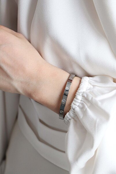 Northwatch Gümüş & Gold Renk  Kalın Model  Bileklik Kelepçe