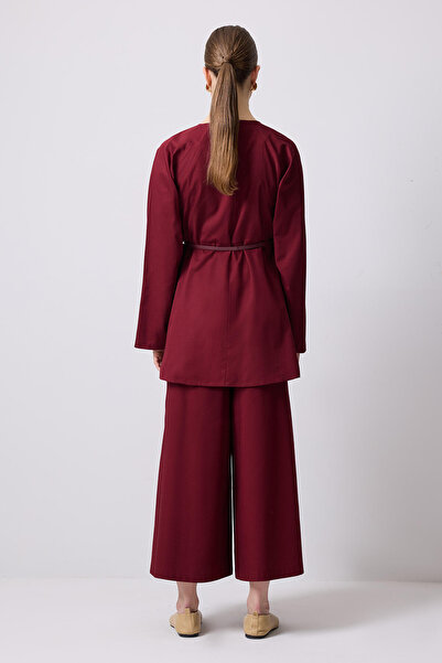 Touché Privé Belted Tunic Pants Suit