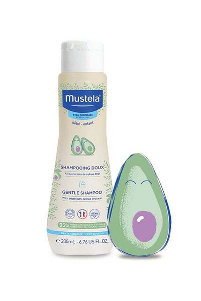 Mustela Gentle Baby Shampoo with Organic Avocado Extract, 200ml