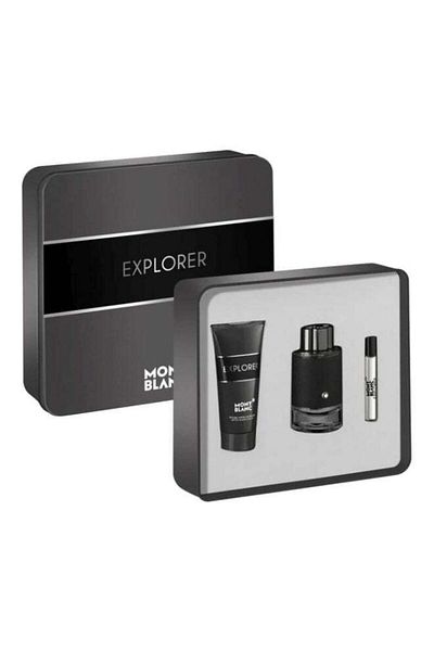 Montblanc Explorer Gift Set of 3 EDP (100 ml, 7.5 ml), After Shave Balm 100 ml
