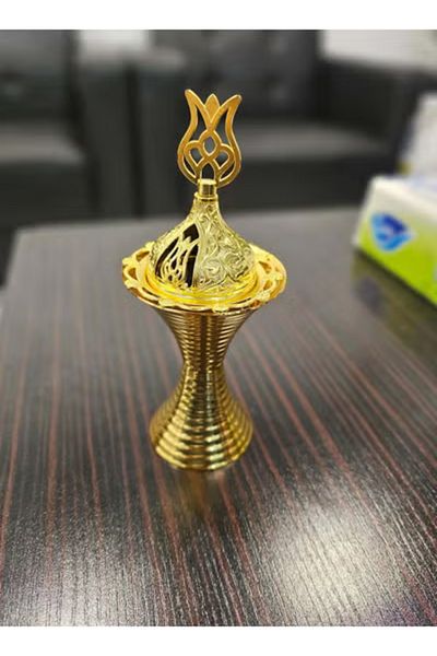co arma مبخرة ذهبية  فاخرة للمنزل والأماكن الخارجية صغيرة الحجم