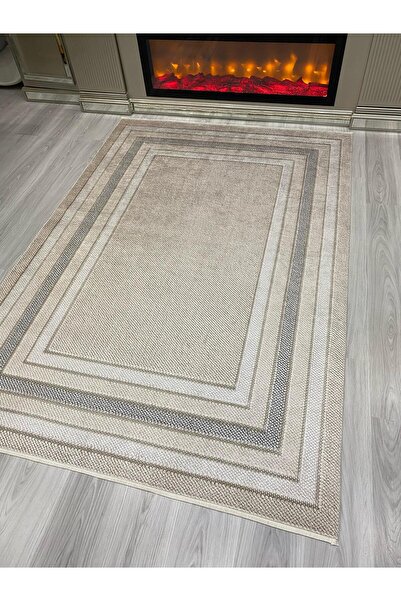 ALLGELSİN Yıkanabilir Kaymaz Taban Salon ve Oturma odası Halısı Yeni  Sezon D...