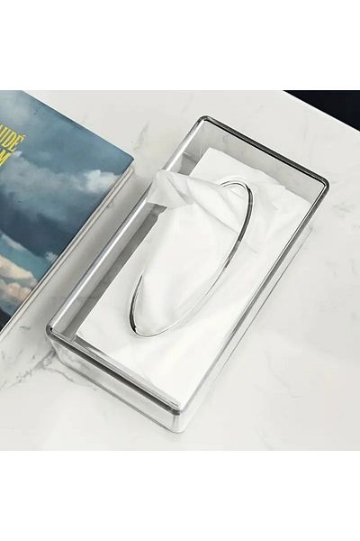 Tanemce Clear Napkin Organizer Transparent Z Napkin Holder Acrylic Napkin Holder