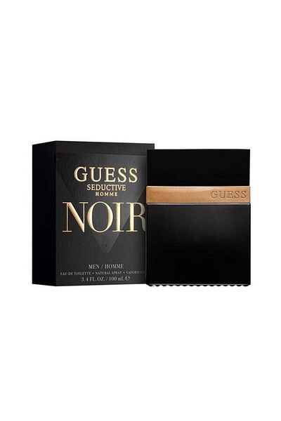 Guess Seductive Homme Noir Eau De Toilette 100Ml - أو دي تواليت سيداكتيف نوار للرجال 100ملليلتر