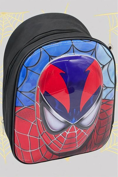 Uniquerrs 2-6 ani Grădiniță Creșă Spiderman 5d în relief Rucsac zilnic și ghiozdan pentru copii