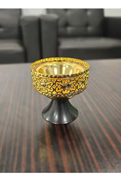 co arma Luxury Gold Incense Burner for Home and Outdoor Small