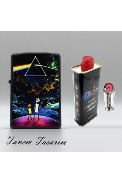 Tanem Tasarım Marlboro - Benzinli Çakmak(x-lite Benzin Gazı 125 Ml Ve 5'li Ça...