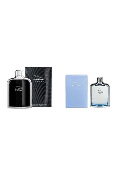 Jaguar Classic Black and Classic Blue EDT Gift Set (100 ml and 100 ml)