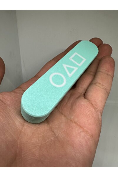 tekmation Kutulu-Bilyeli (Turkuaz Renk)  Squid Game Oyun 5 Taş Seti Renkli Taş Gonggi, Beş Taş, Kalamar Oyunu