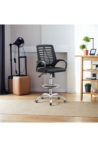 Ebticar Black Ergonomic Office Chair with Armrests