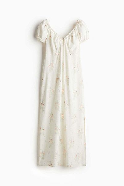H&M Tie-detail maxi dress
