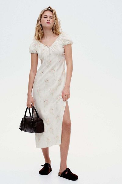 H&M Tie-detail maxi dress
