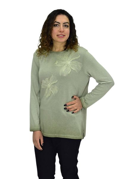 shine Women's Cotton Italian Sweater 4547 Bgl-St04094
