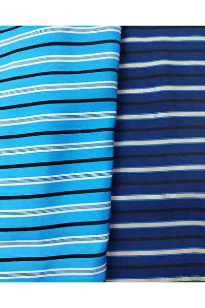 Kumaş Parça Тканина віскозна синього кольору (ширина 155 см, довжина 320 см)