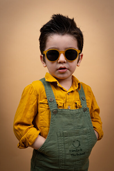 Focus On Unisex Polarized Kids Sunglasses |   Mustard |   2-8 Years |   Light...