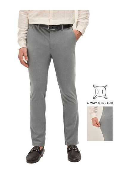 The Bear House Men's Formal Trousers Comfortable & Stylish for Office and Formal Events