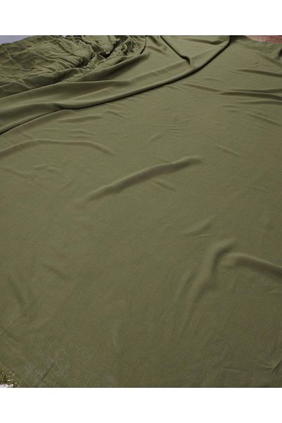 Kumaş Parça Λεπτή ύφανση σε πράσινο χέννα (Πλάτος 130 cm x Μήκος 210 cm)
