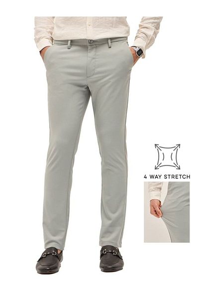 The Bear House Men's Formal Trousers Comfortable & Stylish for Office and Formal Events