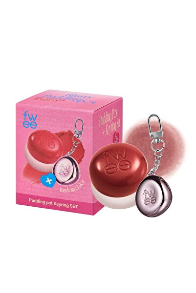 Fwee Keyring Lip & Cheek Blurry Pudding Pot Faded – 5g (Anahtarlıklı)