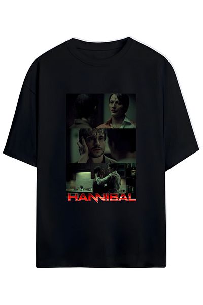 MAGORS Tricou Hannibal unisex oversize din bumbac pieptănat de înaltă calitate