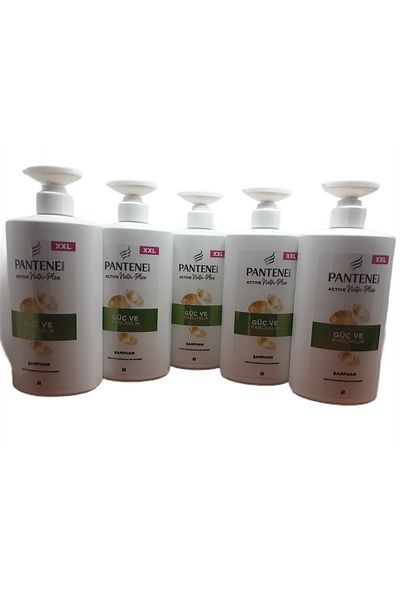 Pantene Active Nutrition Plex Power and Shine 800 ml Shampoo X 5 Pcs
