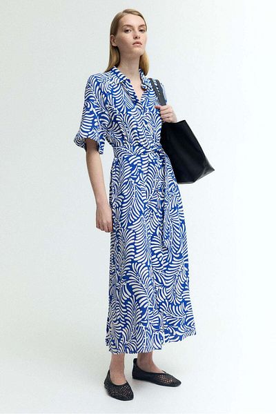 H&M Tie-belt shirt dress