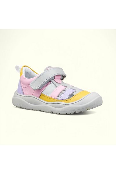 JOJO KIDS Girl's Inner and Outer Genuine Leather Orthopedic Indoor Sandals, Back Support Shoes