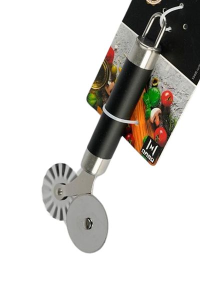 ODTA Steel Double Head Pizza Ravioli Dough Cutter Cutting Knife Dough Roller Dough Forming Machine