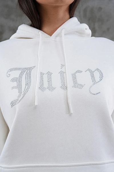 JANSO GROUP Unisex Oversize Stone Embroidered Hooded Sweatshirt Set*Juicy *