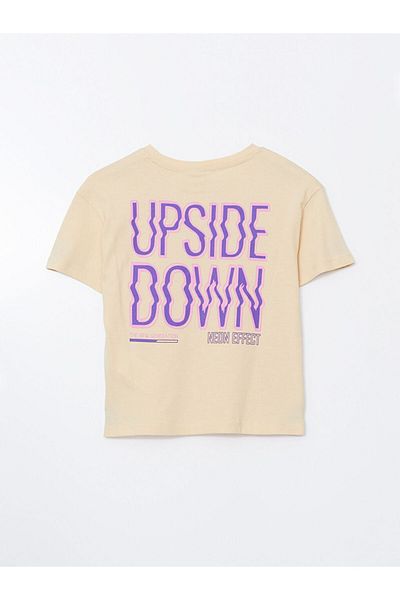 LC Waikiki New Season Crew Neck Girl's T-Shirt - S5Fa99Z4