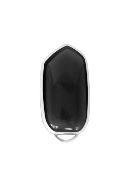 BARKAS ELEKTRONİK Togg T10X Compatible 3 Button Switch Protection Case - Black Silver