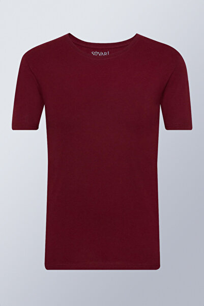 SÜVARİ Erkek Classics Yuvarlak Yaka Özel Üretim Tshirt Regular Normal Kalıp