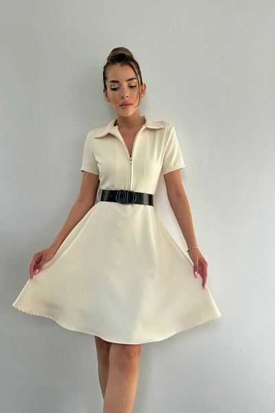 OFFO Mra Fashion Bone Belt Sports Dress