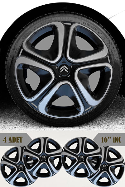 Elize Citroen C Elysee 16'' İnç Jant Kapağı 4 ADET Çift Renk 313