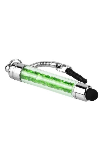 Generic Diamond Crystal Stylus Touch Pen Green