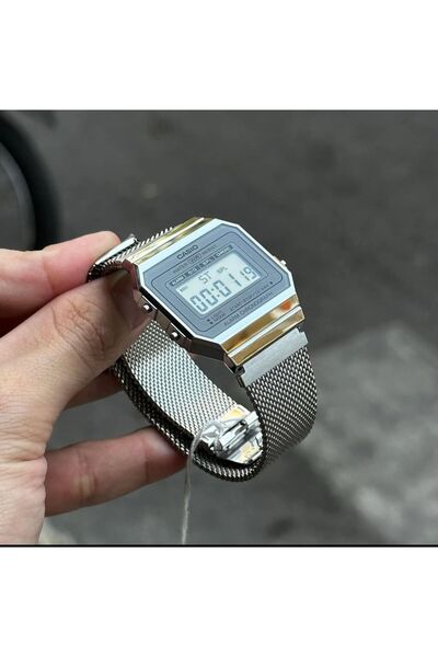 Casio Casio Vintage Series A700WM-7ADF Stainless Steel Digital Watch in Silver