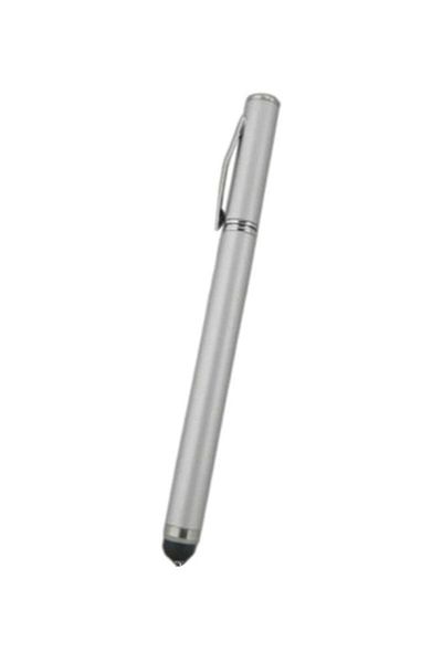Generic Stylus Touch Pen 2-In-1  with Cover Silver