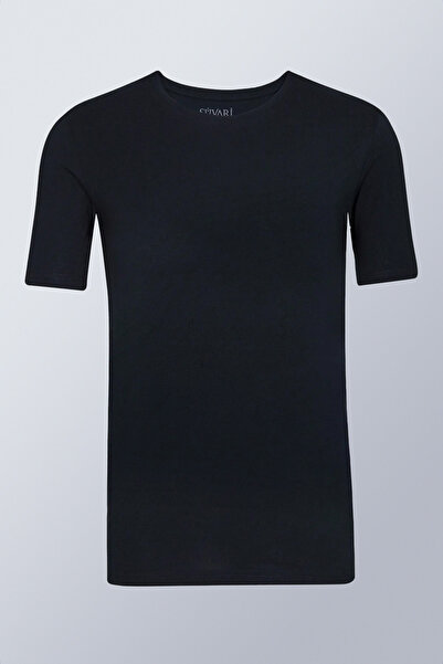 SÜVARİ Classics %100 Pamuk Yuvarlak Yaka Özel Üretim Tshirt Regular Normal Kalıp