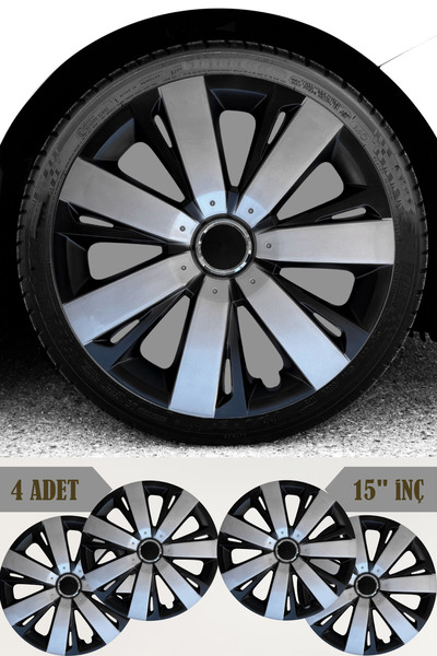 PackGar Opel Astra F G H J K 15'' İnç Jant Kapağı 4 ADET Çift Renk 303