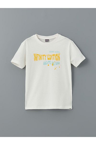 LC Waikiki Νέα σεζόν Crew Neck Boy's Tisort - S5KV34Z4