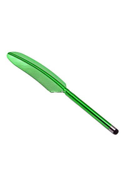 Generic FEATHER CAPACITIVE STYLUS PEN GREEN